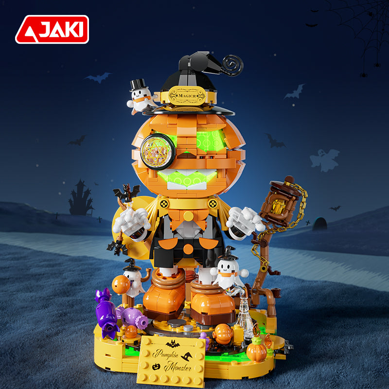 JAKI Maker POP – Halloween Pumpkin Elf Building Block Set