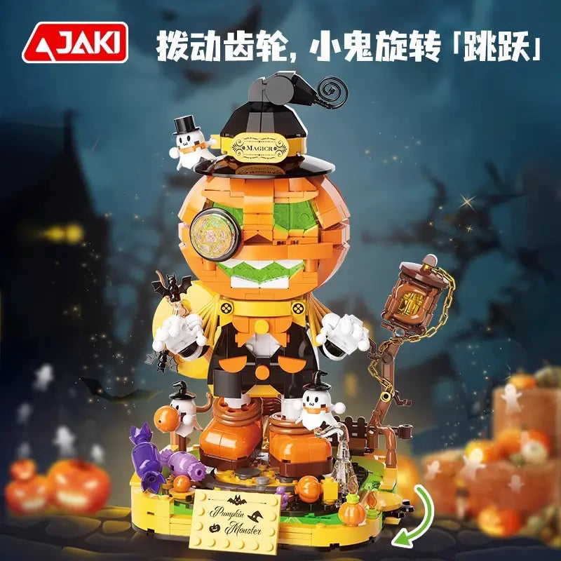 JAKI Maker POP – Halloween Pumpkin Elf Building Block Set