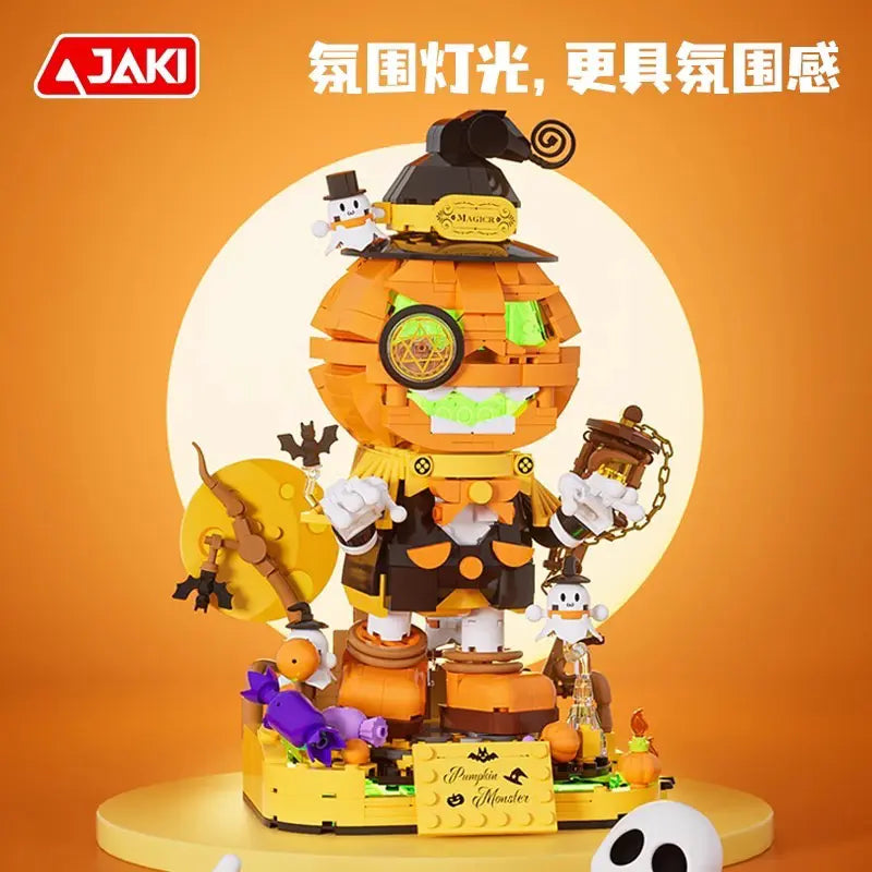 JAKI Maker POP – Halloween Pumpkin Elf Building Block Set