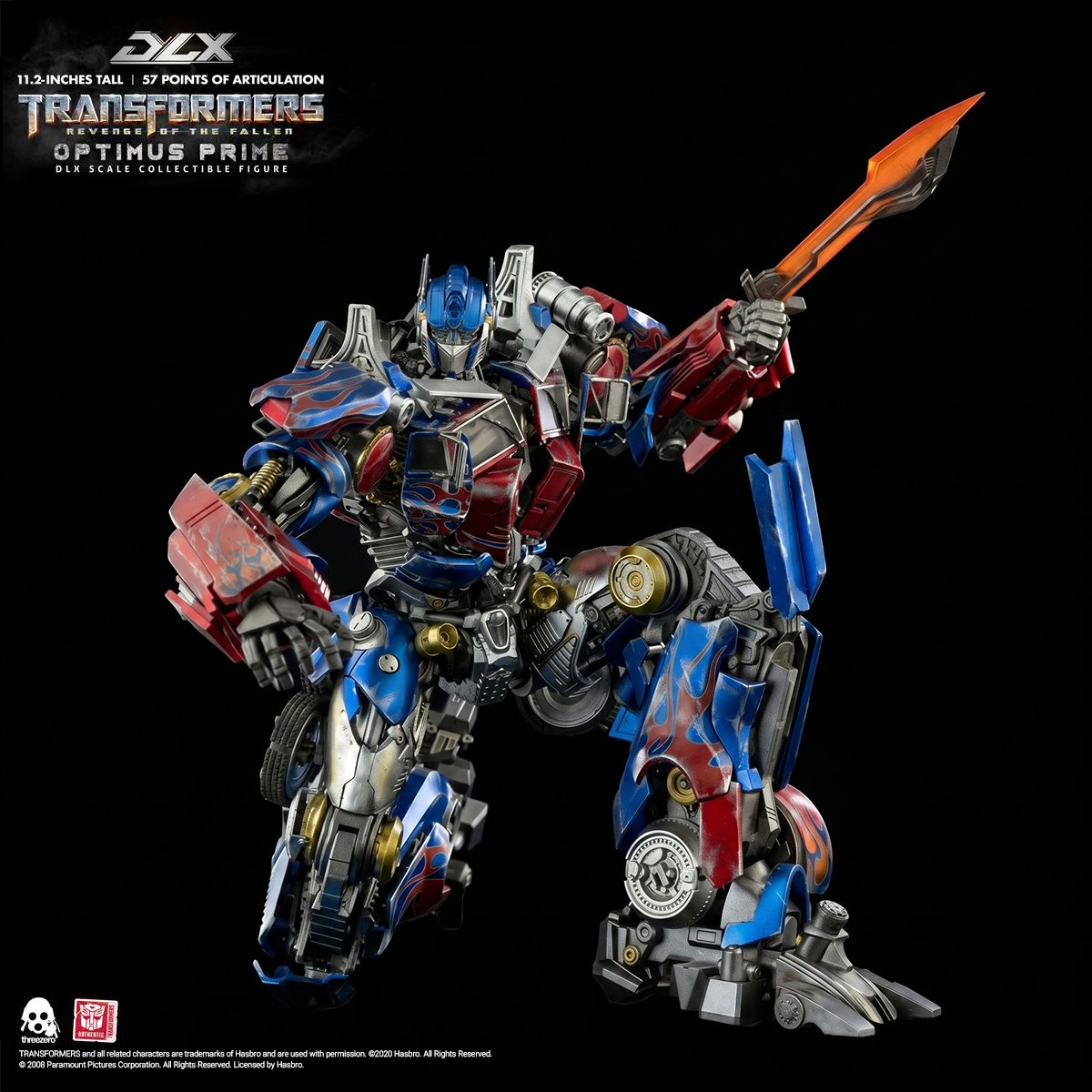 Transformers: Revenge of the Fallen – Optimus Prime DLX Scale Collectible Figure by Threezero