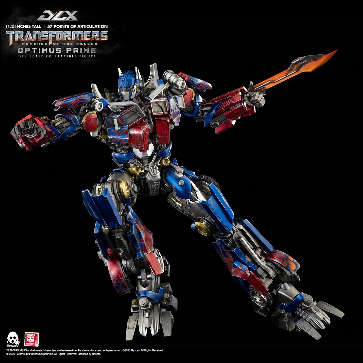 Transformers: Revenge of the Fallen – Optimus Prime DLX Scale Collectible Figure by Threezero