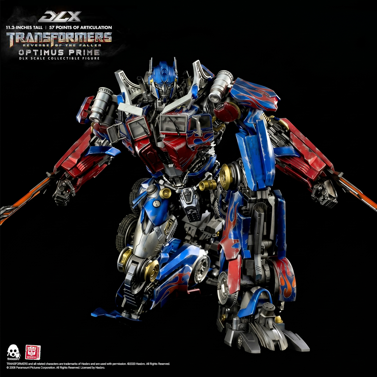 Transformers: Revenge of the Fallen – Optimus Prime DLX Scale Collectible Figure by Threezero