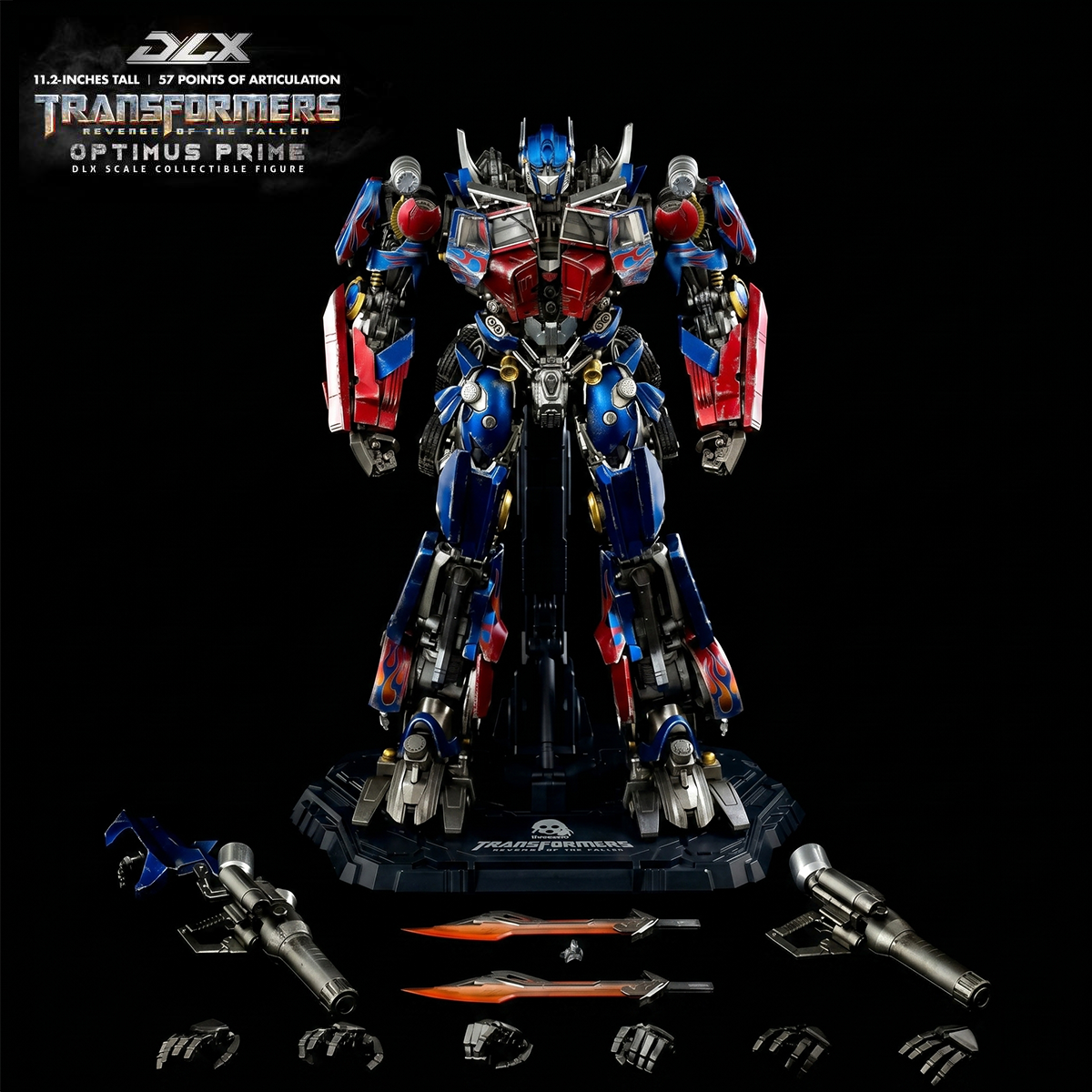 Transformers: Revenge of the Fallen – Optimus Prime DLX Scale Collectible Figure by Threezero