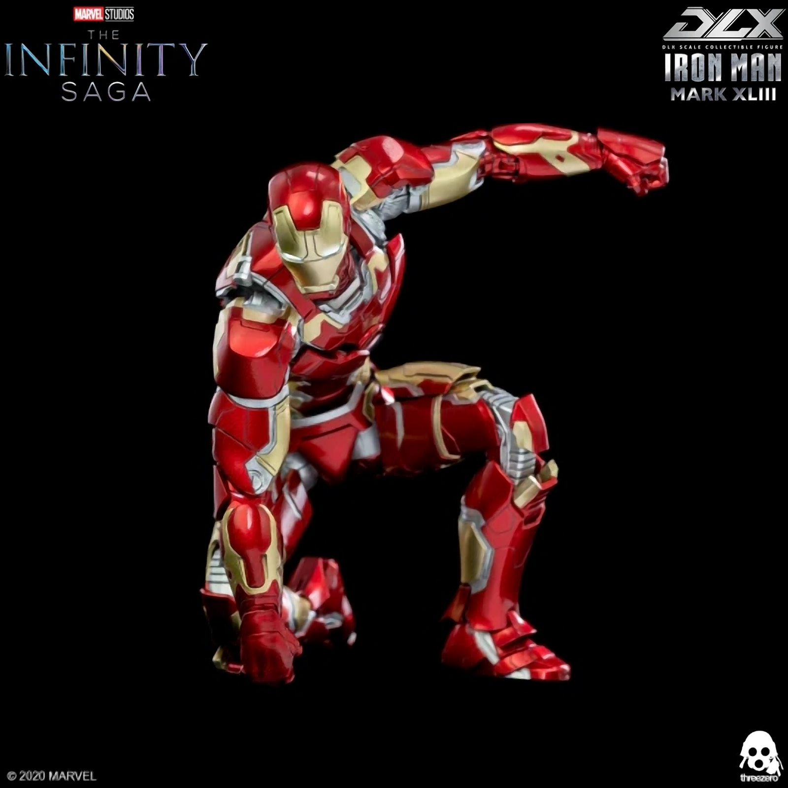Avengers: Infinity Saga – Iron Man Mark XLIII DLX Figure by Threezero