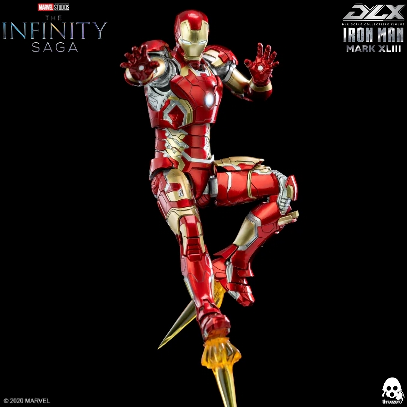 Avengers: Infinity Saga – Iron Man Mark XLIII DLX Figure by Threezero