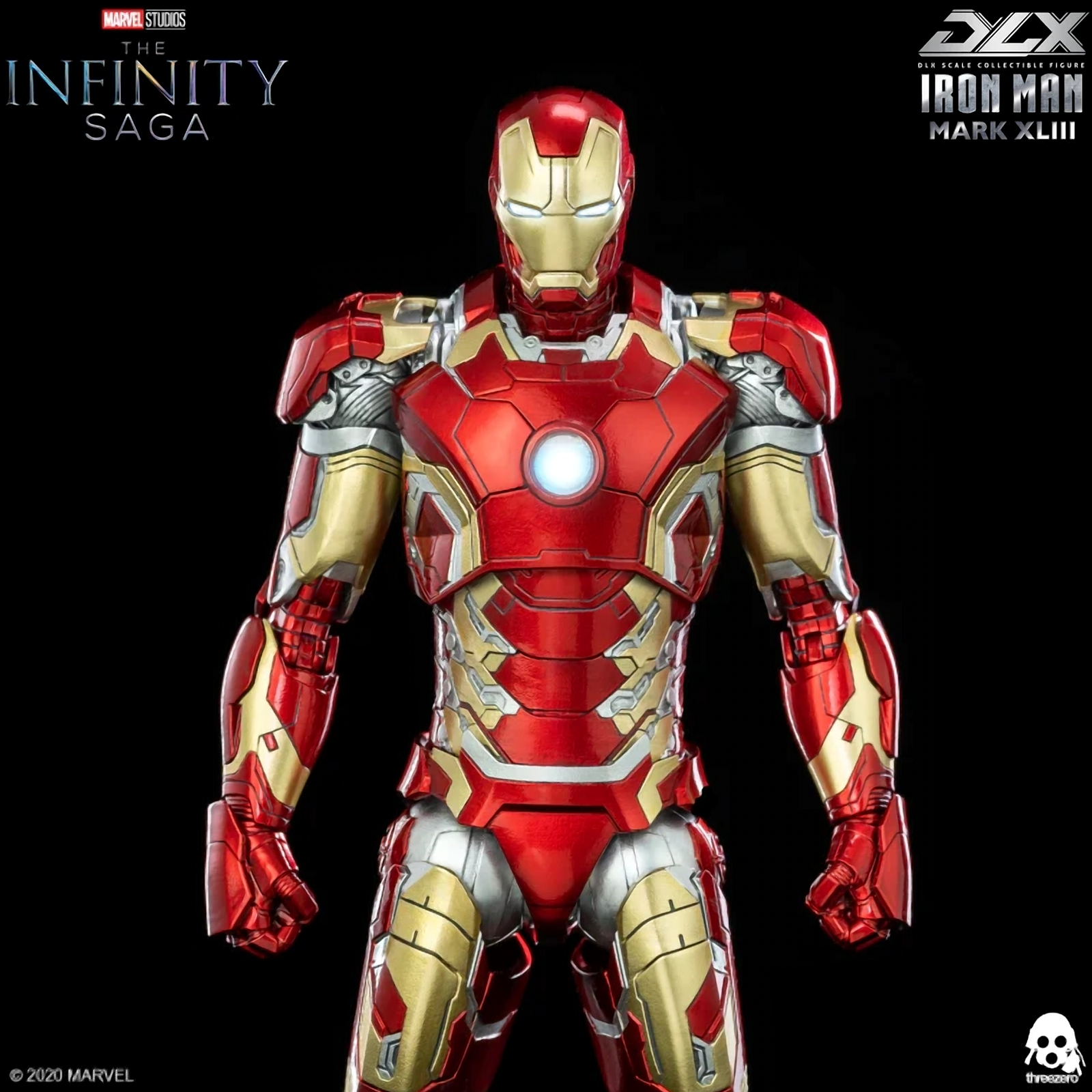 Avengers: Infinity Saga – Iron Man Mark XLIII DLX Figure by Threezero