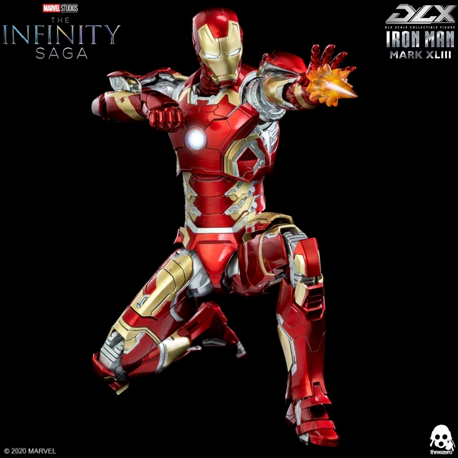 Avengers: Infinity Saga – Iron Man Mark XLIII DLX Figure by Threezero