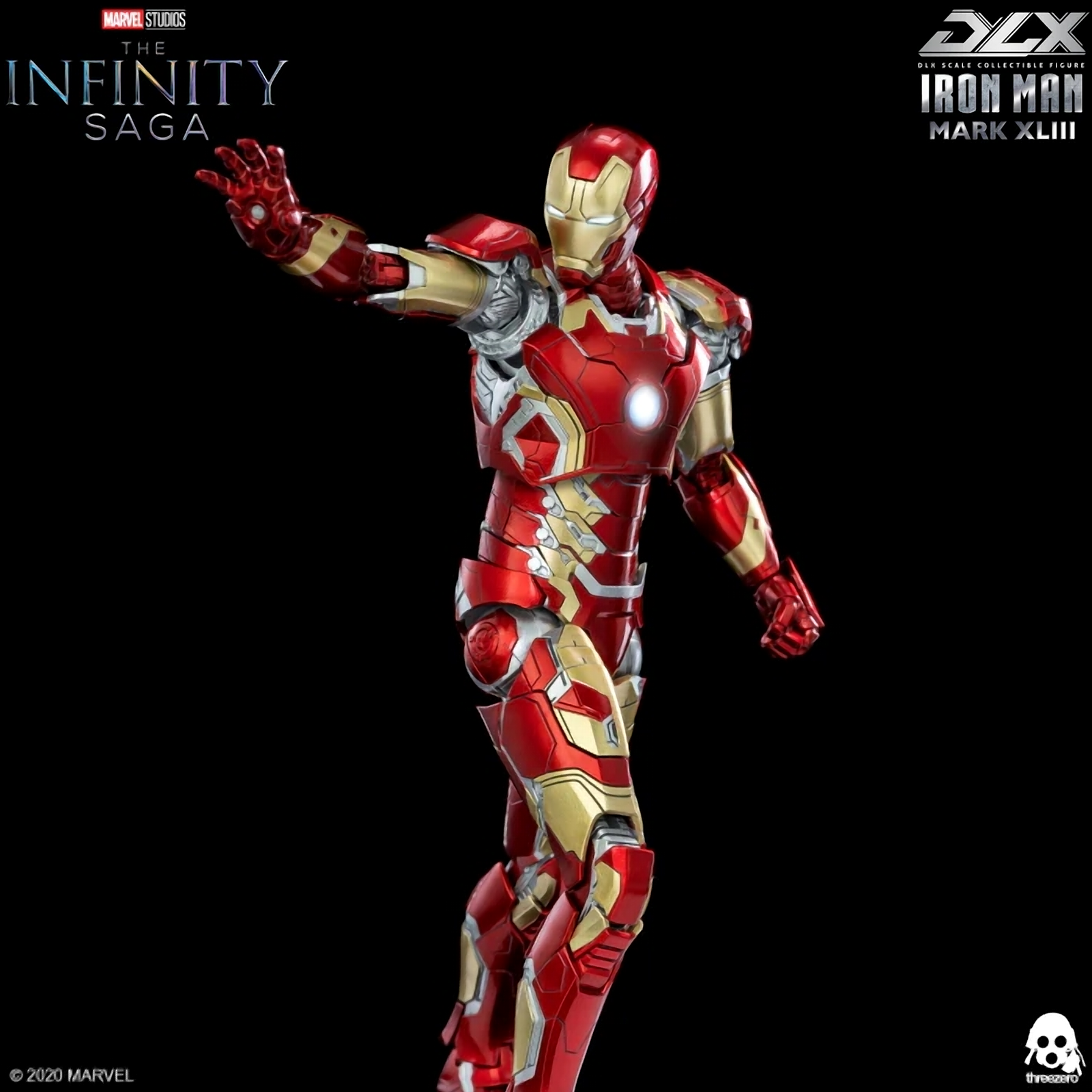 Avengers: Infinity Saga – Iron Man Mark XLIII DLX Figure by Threezero