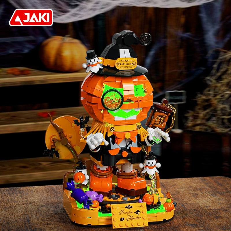 JAKI Maker POP – Halloween Pumpkin Elf Building Block Set