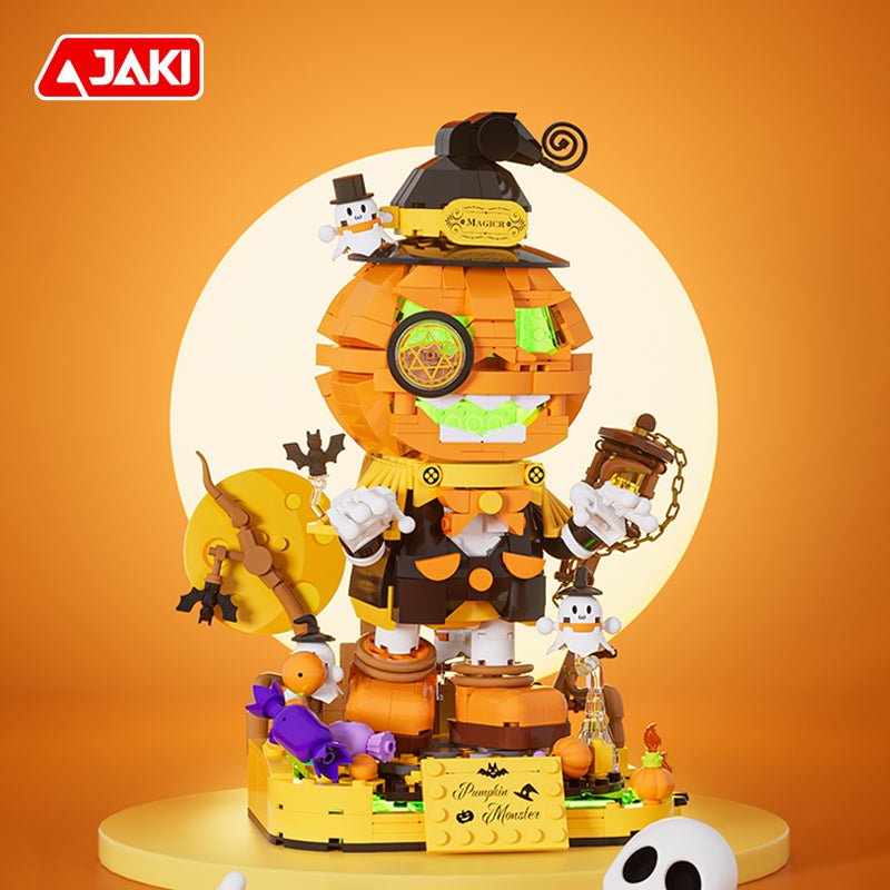JAKI Maker POP – Halloween Pumpkin Elf Building Block Set