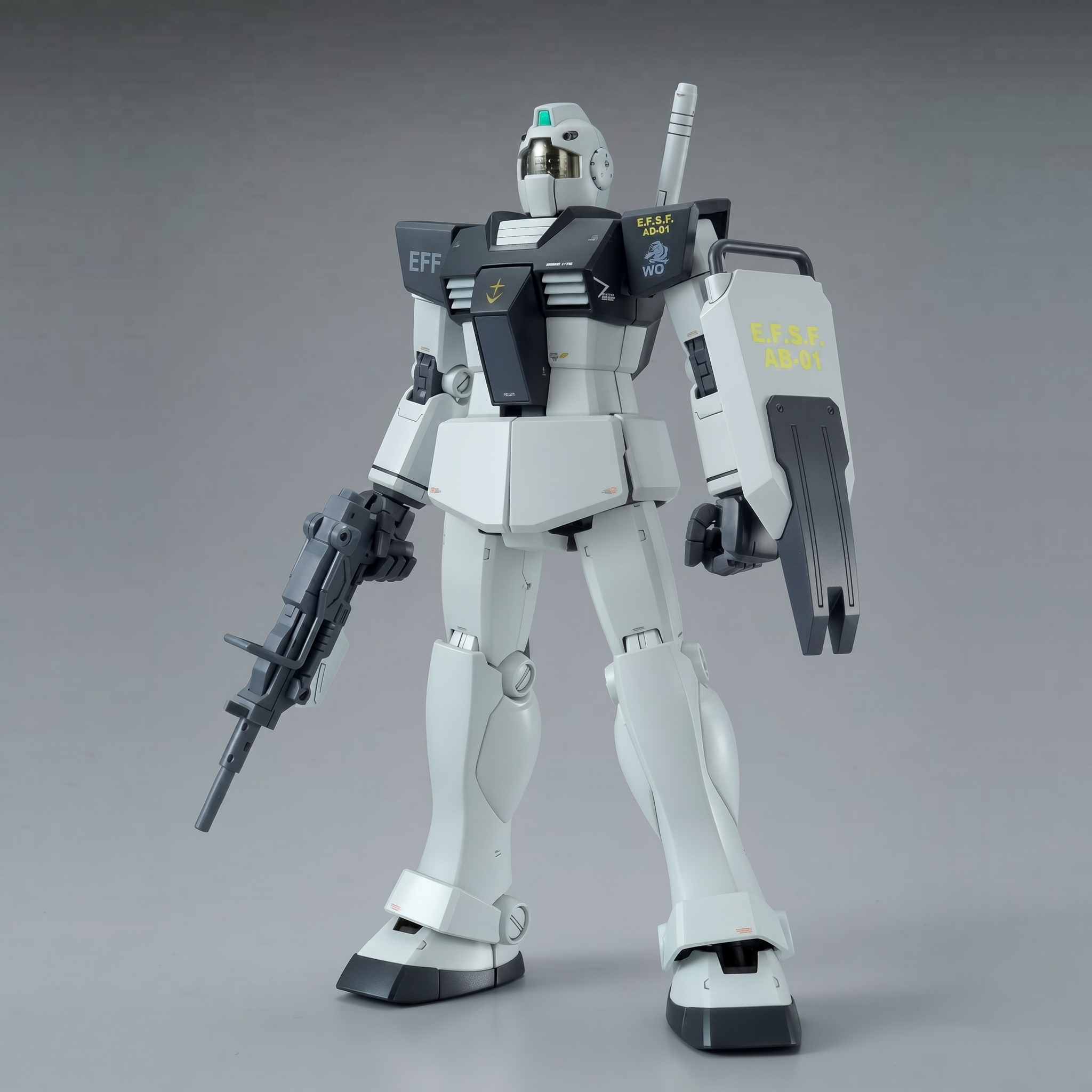 BANDAI Mobile Suit Gundam 1/100 MG RGM-79 Jim White Dingo Squad - Limited Version