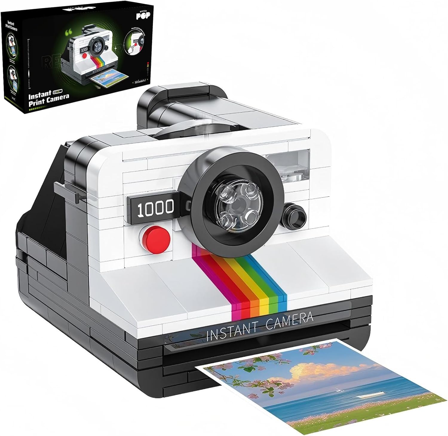 JAKI Maker POP – Instant Print Camera Building Block Set