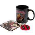 Deadpool - Coffee Mug Coaster and Keychain Gift Set