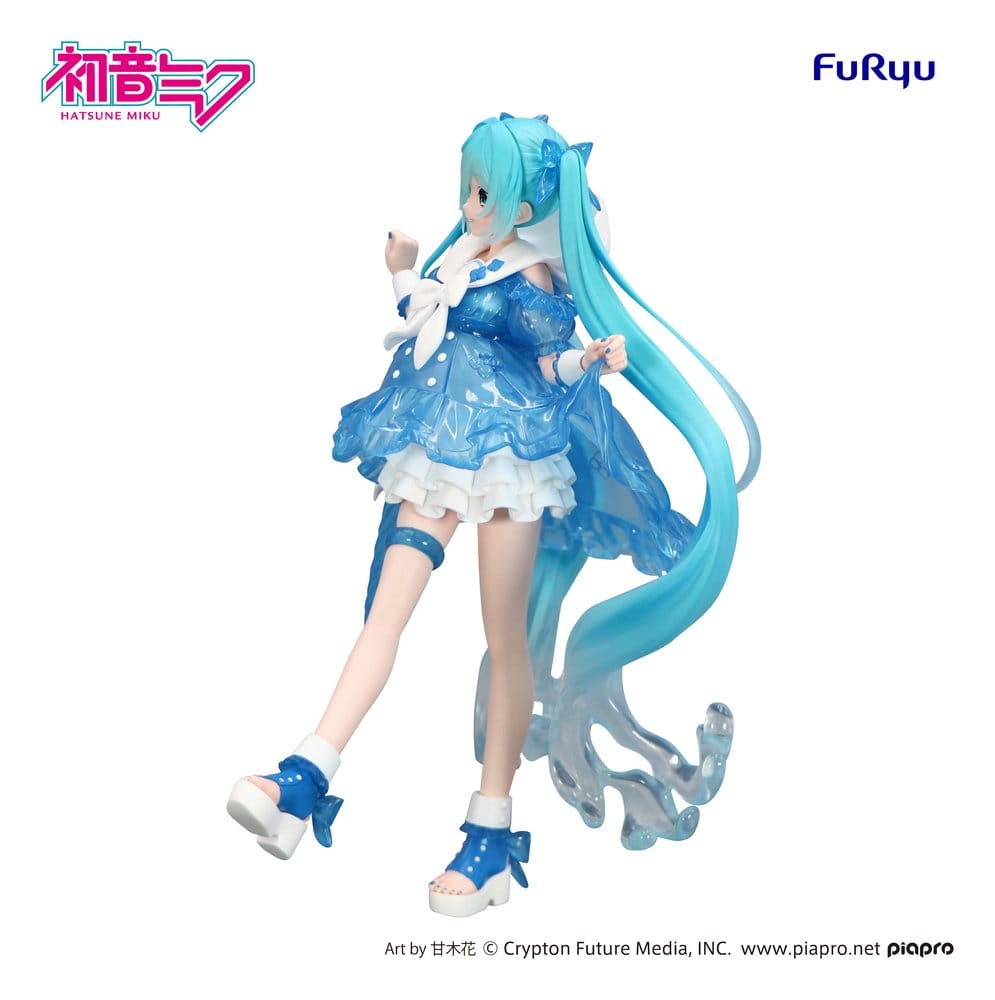 Hatsune Miku Trio-Try-iT Pvc Statue Miku RainyDance 19 cm