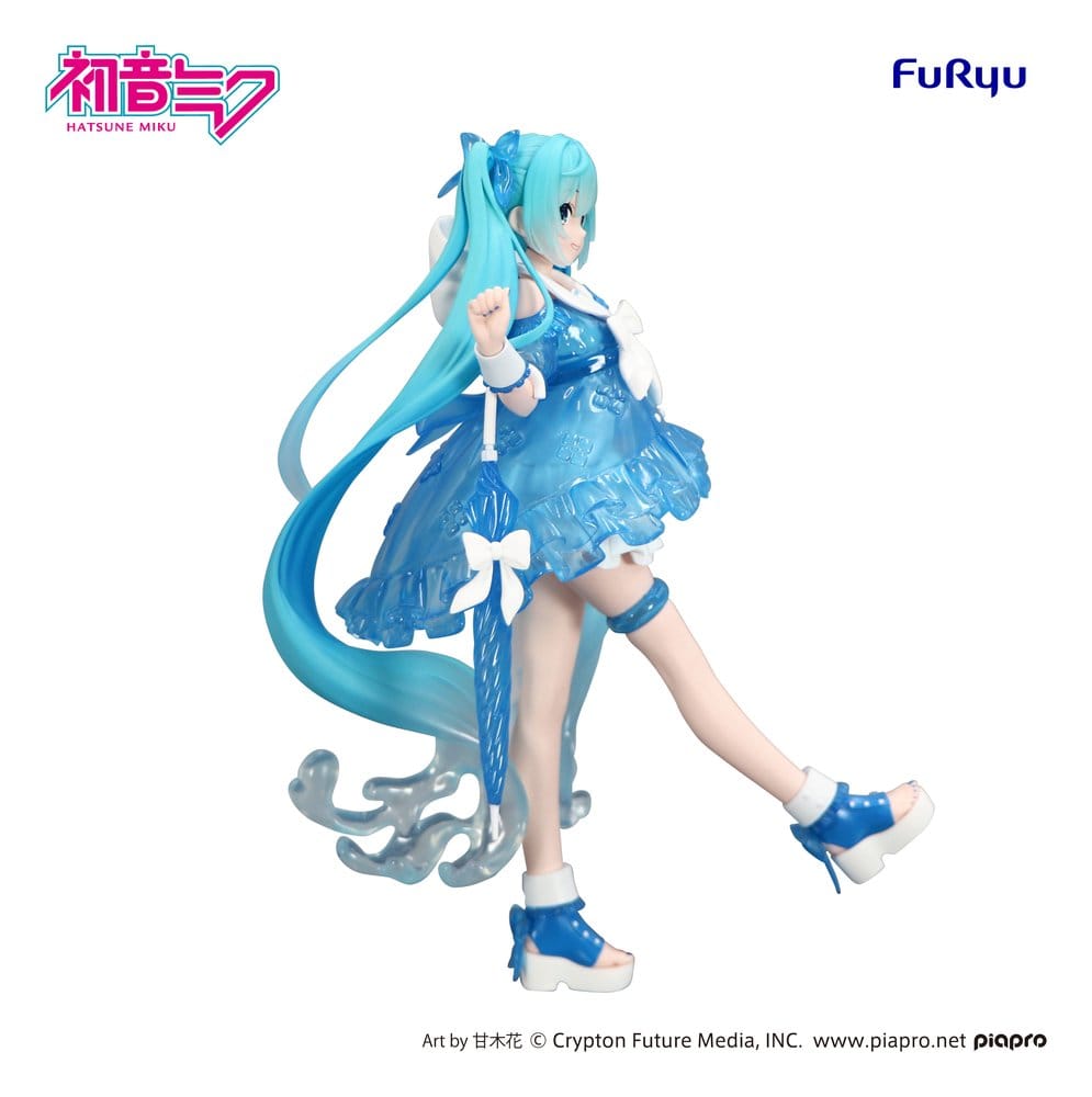 Hatsune Miku Trio-Try-iT Pvc Statue Miku RainyDance 19 cm