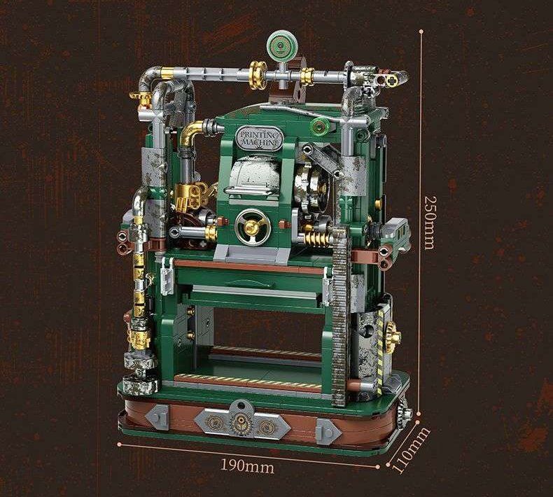 JAKI Maker POP – Retro Printer Mech Building Block Set