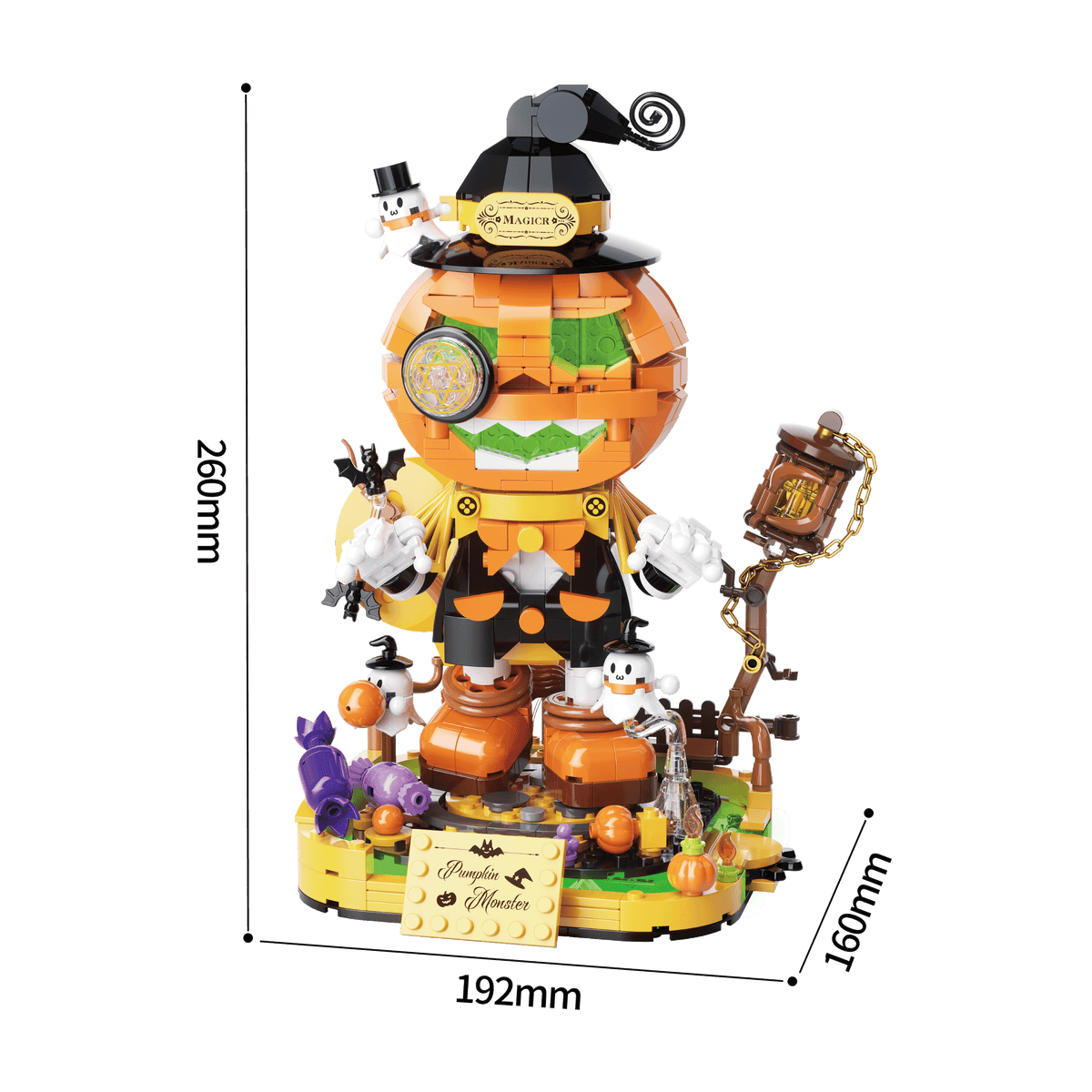 JAKI Maker POP – Halloween Pumpkin Elf Building Block Set