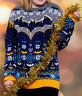 Batman Christmas Sweater Frosty Size M