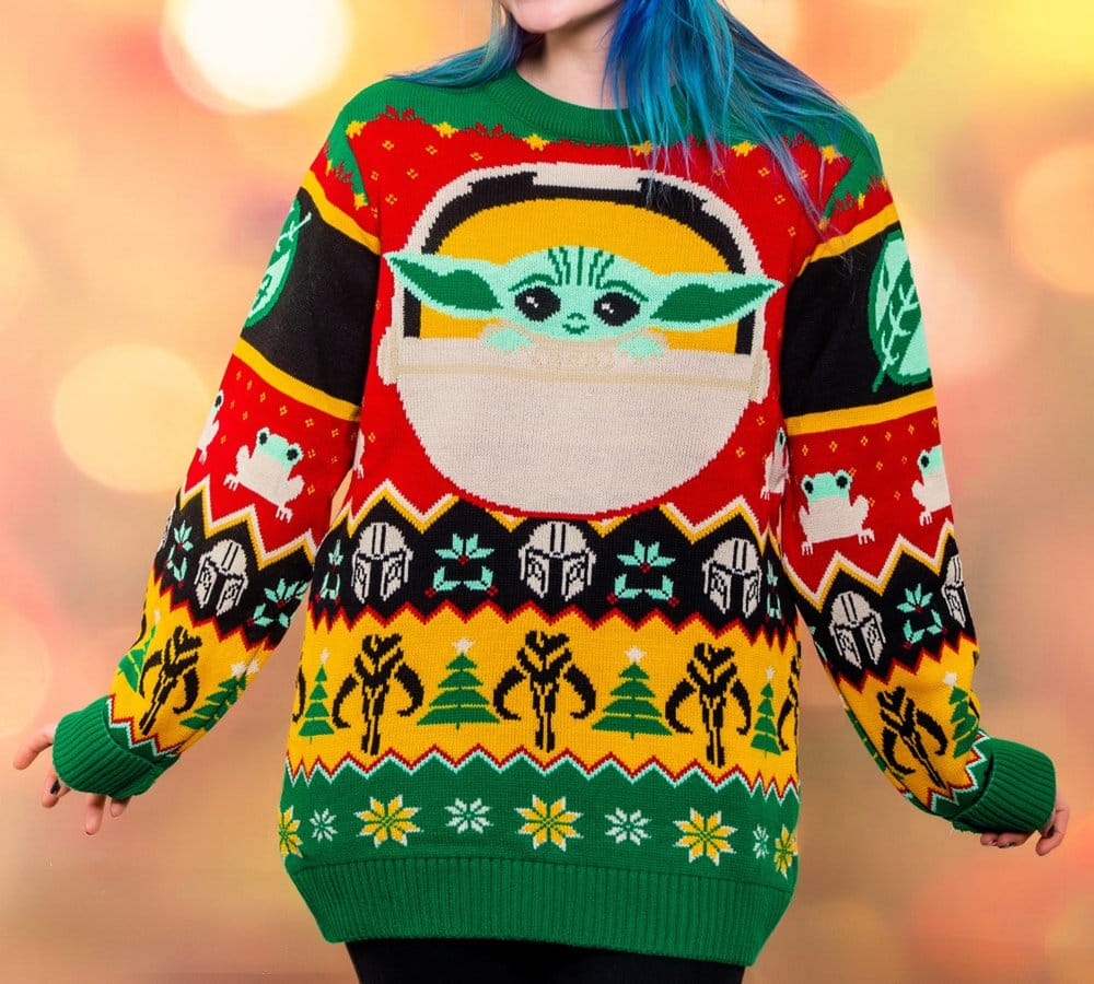 Star Wars Christmas Sweater The Child Size M
