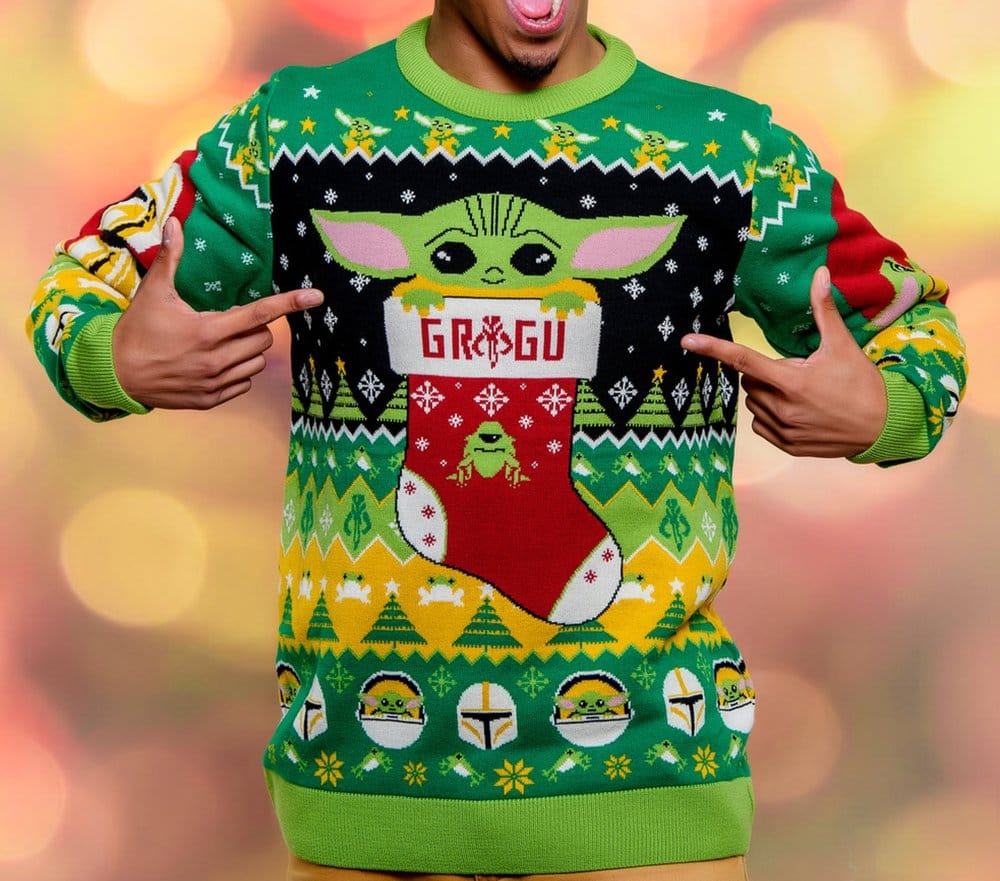 Star Wars Christmas Sweater Baby Yoda Size XL