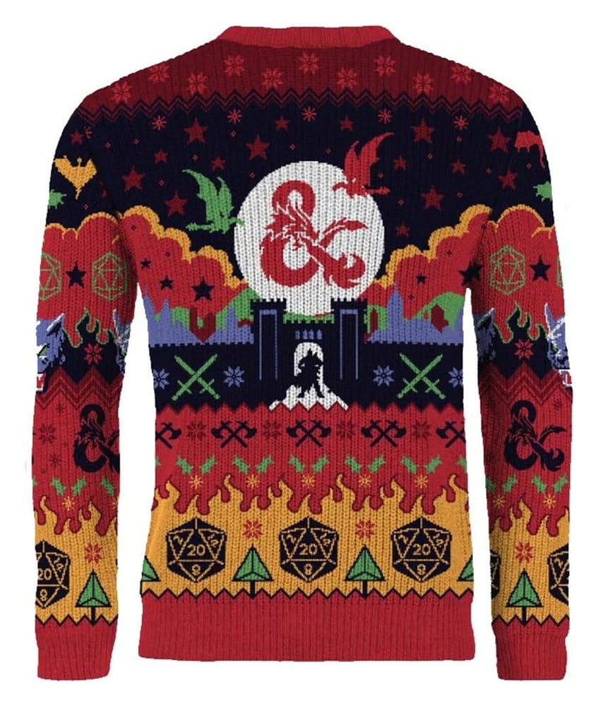 Dungeons & Dragons Christmas Sweater Size L