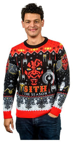 Star Wars Christmas Sweater Sith Size M