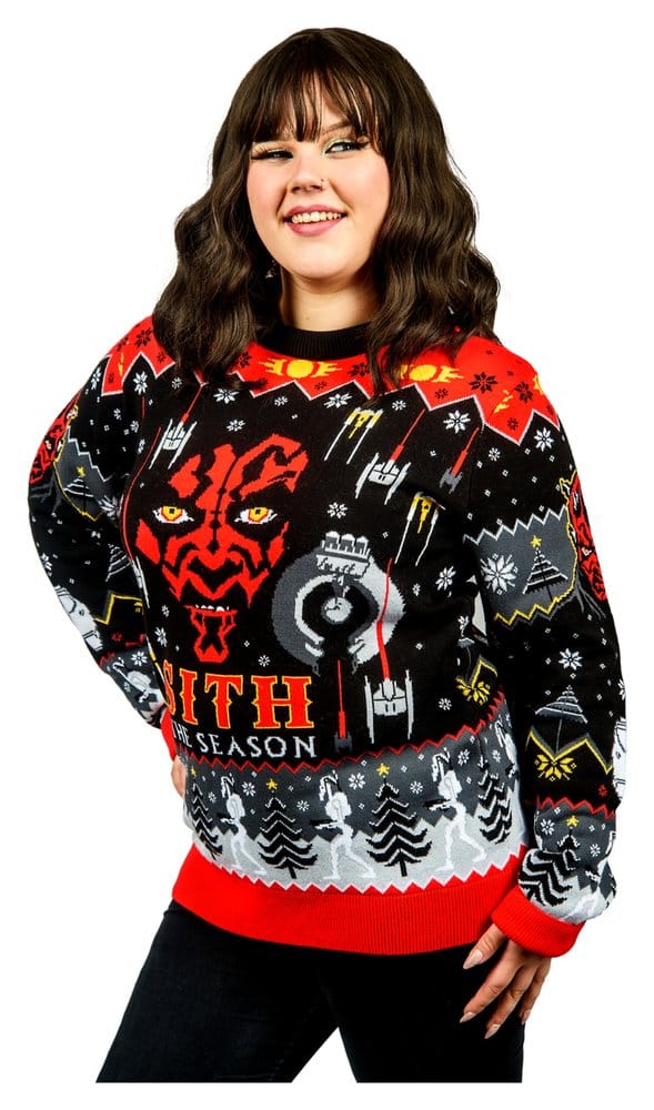 Star Wars Christmas Sweater Sith Size M