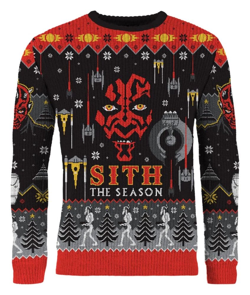 Star Wars Christmas Sweater Sith Size M