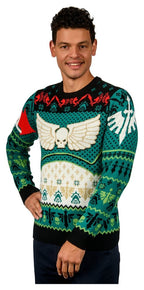 Warhammer 40,000 Christmas Sweater Dark Angels Size XL