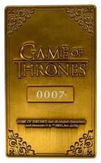 Game of Thrones Ingot Map of Westeros