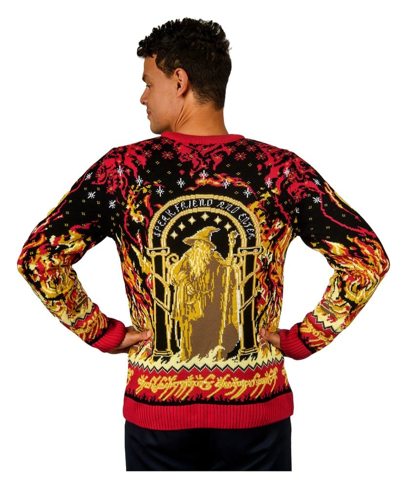 Lord of the Rings Christmas Sweater Balrog Size M