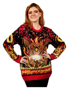 Lord of the Rings Christmas Sweater Balrog Size M