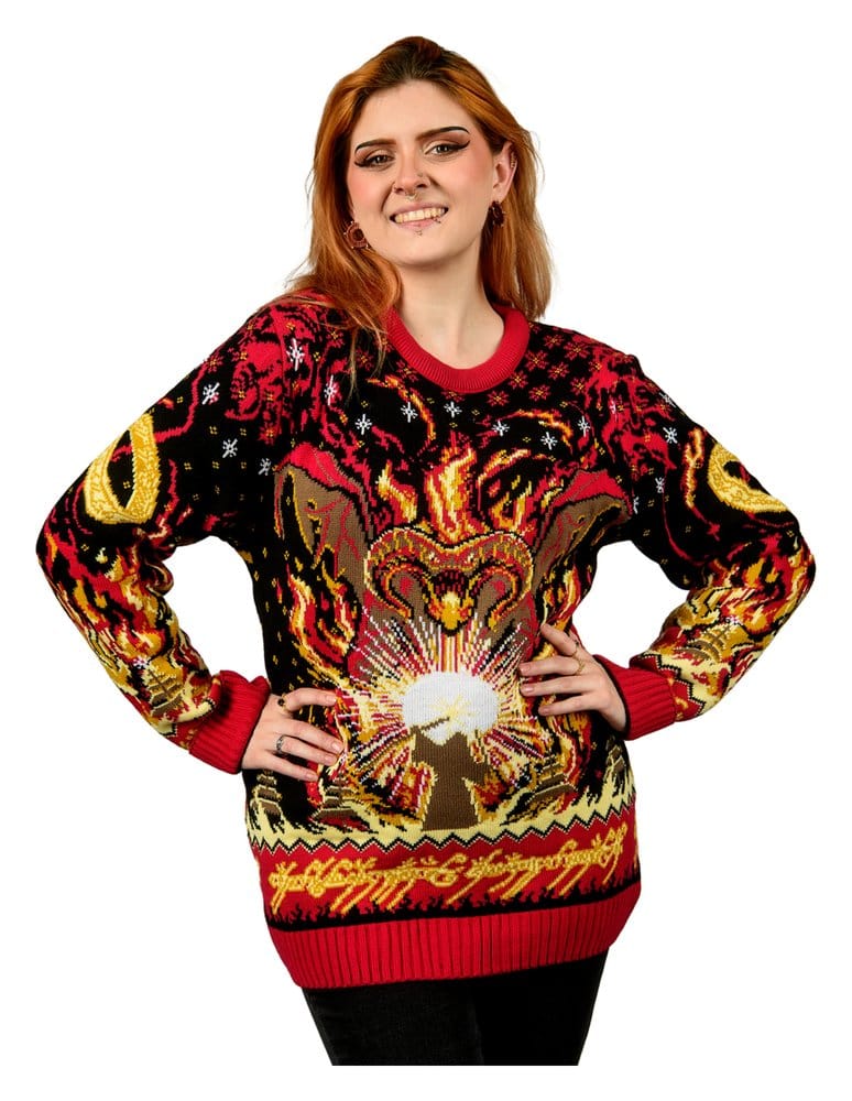 Lord of the Rings Christmas Sweater Balrog Size M