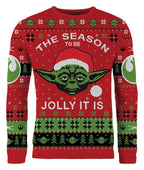 Star Wars Christmas Sweater Yoda Size L
