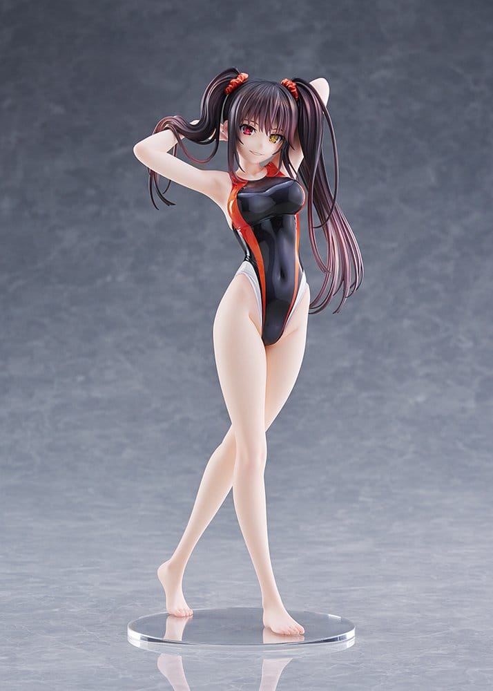 Date A Live Swimsuit Silhouette PVC Figure 1/7 Kurumi Tokisaki Swimwear Ver. 24 cm