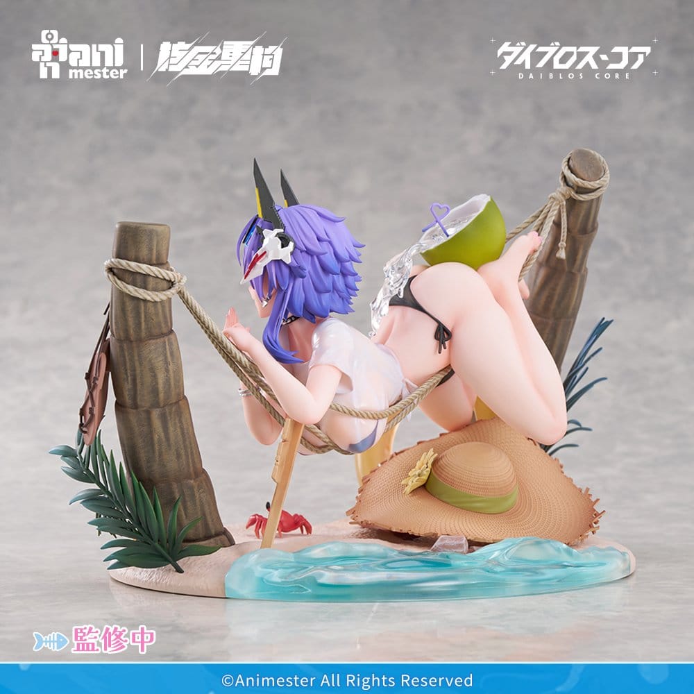 Original Character PVC Figure 1/6 Bright Summer Barbera·Red illustration by DaiblosCore 14 cm