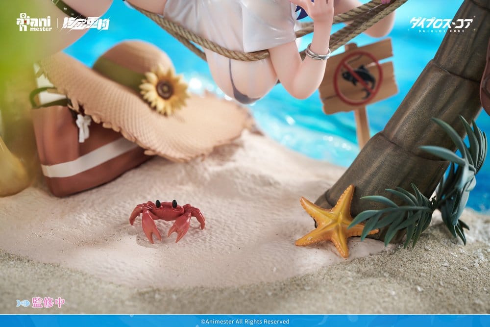 Original Character PVC Figure 1/6 Bright Summer Barbera·Red illustration by DaiblosCore 14 cm