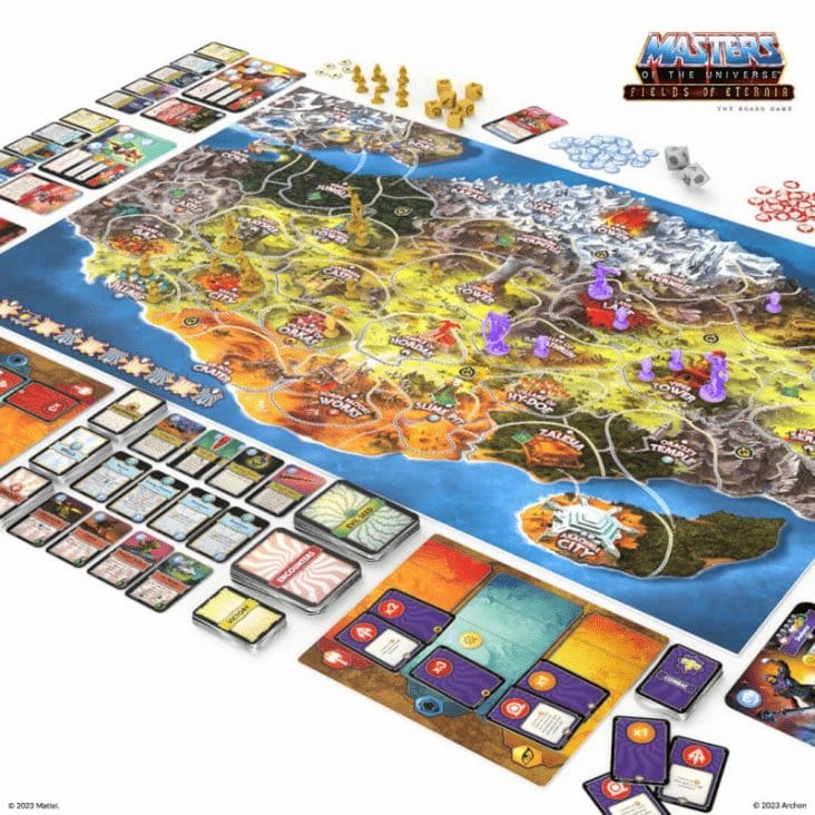 Masters of the Universe Board Game Fields of Eternia *French Version*