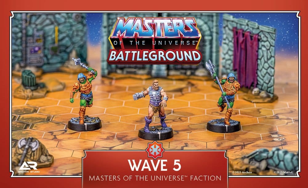 Masters of the Universe: Battleground Miniatures Game Wave 5: Masters of the Universe Faction *English Version*
