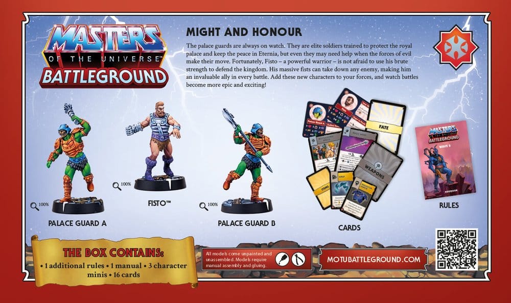 Masters of the Universe: Battleground Miniatures Game Wave 5: Masters of the Universe Faction *English Version*