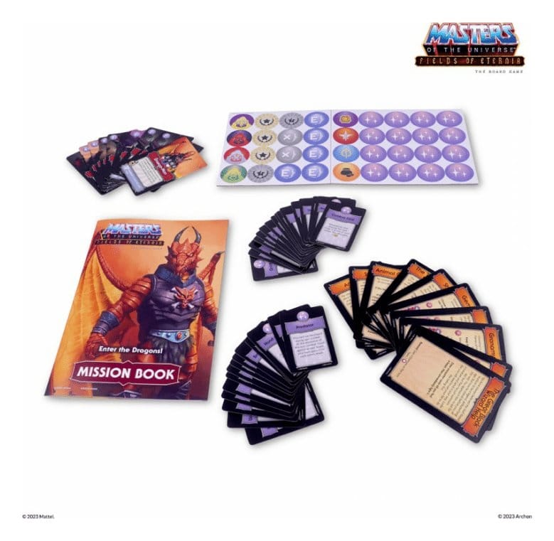 Masters of the Universe Board Game Expansion Fields of Eternia - Enter the Dragons! *German Version*