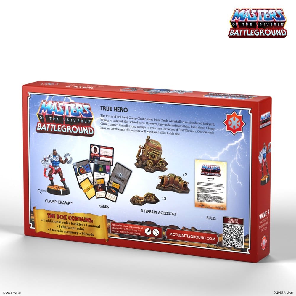 Masters of the Universe: Battleground Miniatures Game Wave 9: Masters of the Universe Faction *English Version*
