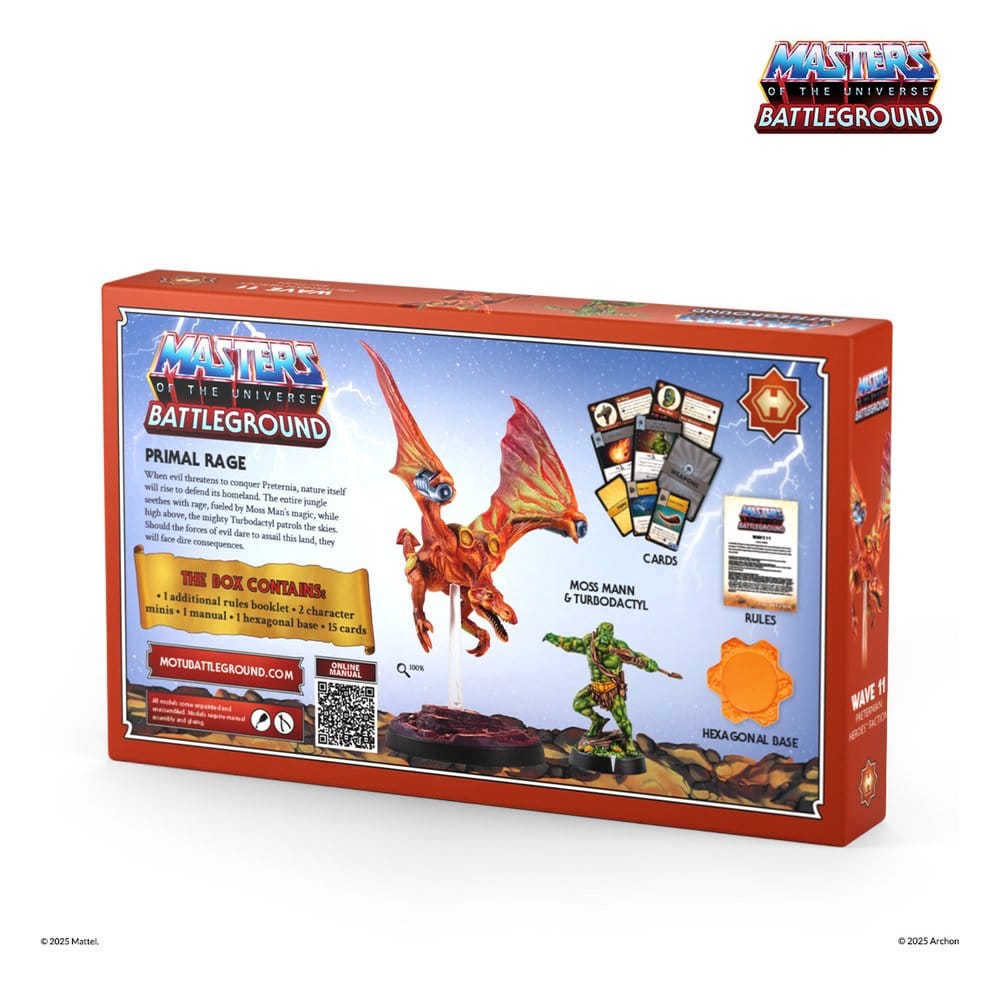 Masters of the Universe: Battleground Miniatures Game Wave 11: Preternian Heroes Moss Man / Turbodactyl *French Version*