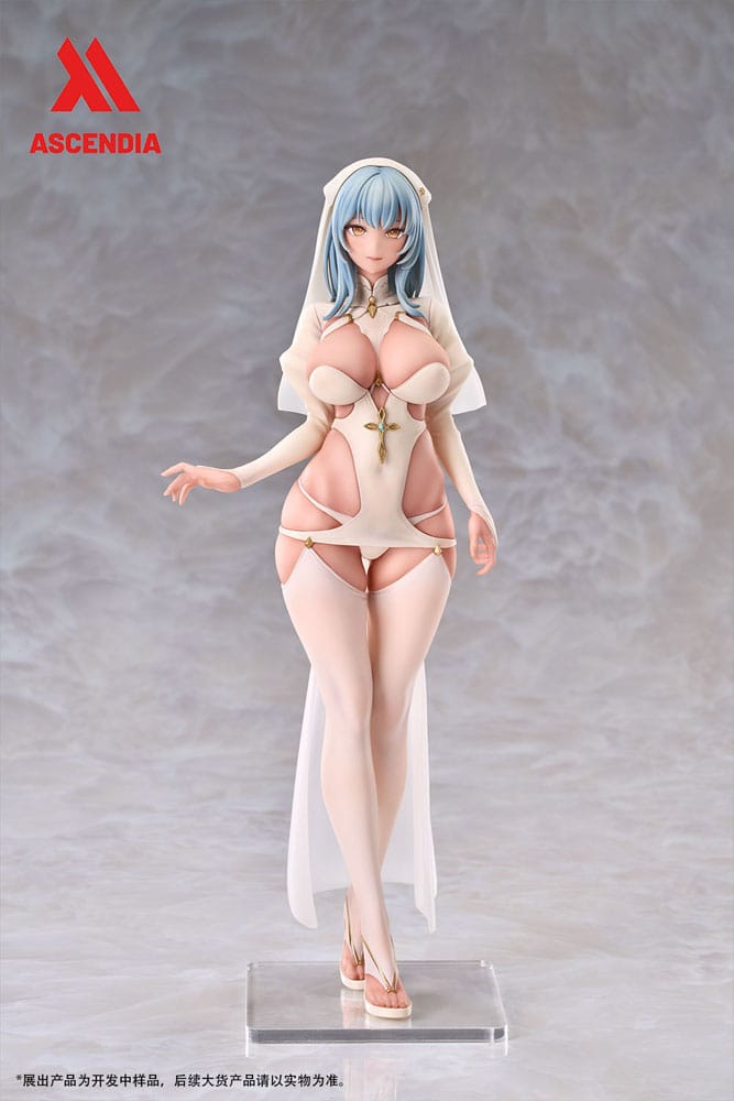 Original Character PU Statues 2-Pack 1/6 Lily Nun & Emily Nurse Illustration by Chowbie 26 cm