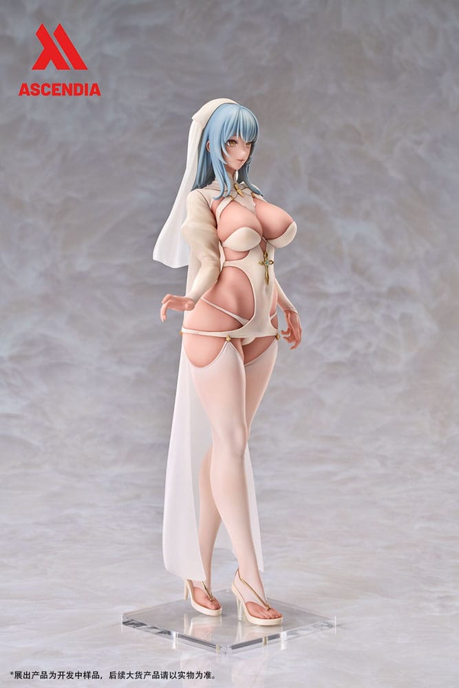 Original Character PU Statues 2-Pack 1/6 Lily Nun & Emily Nurse Illustration by Chowbie 26 cm