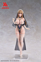 Original Character PU Statues 2-Pack 1/6 Lily Nun & Emily Nurse Illustration by Chowbie 26 cm