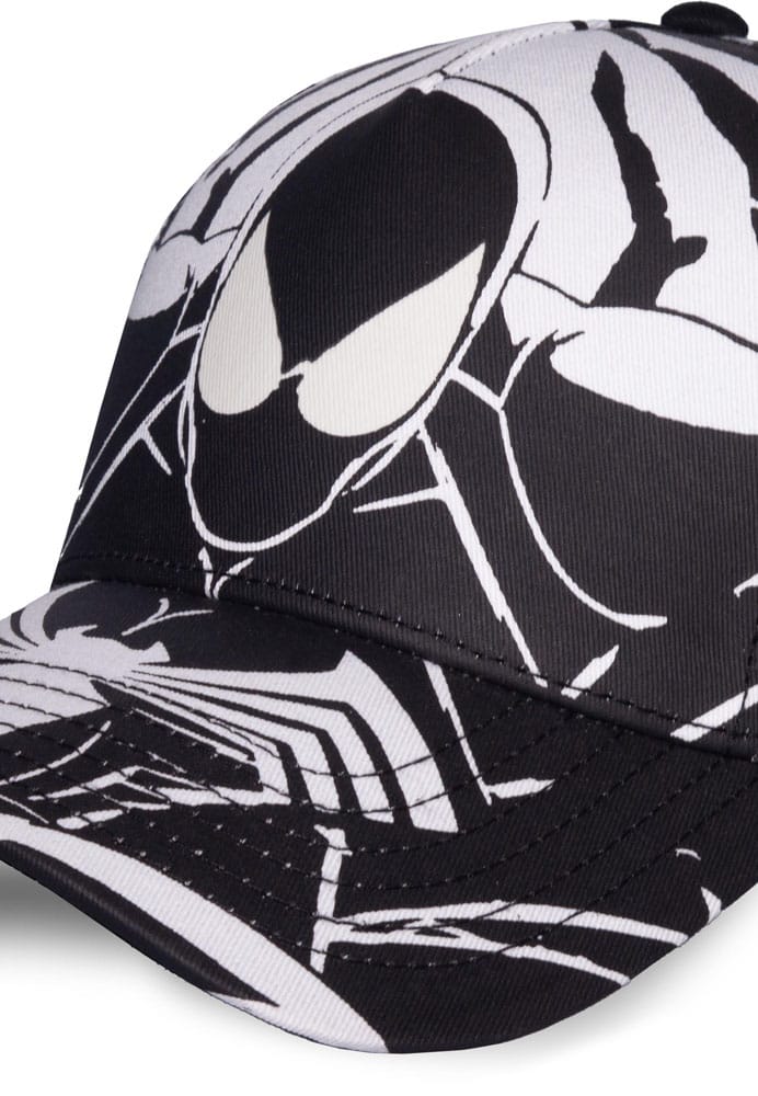 Spider-Man Baseball Cap Black & White All-over-Print