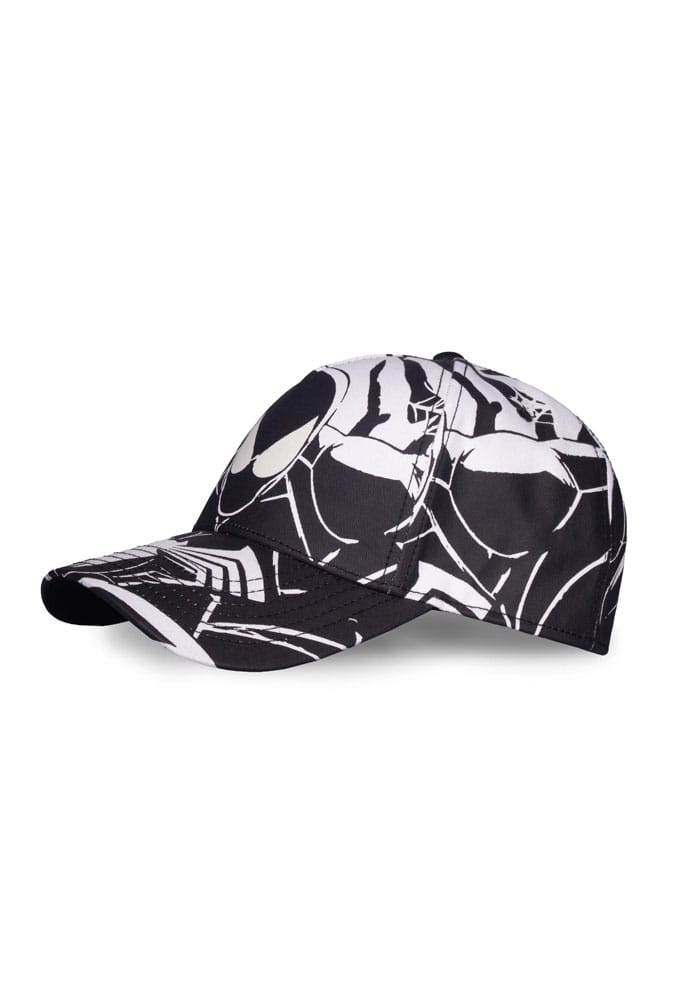 Spider-Man Baseball Cap Black & White All-over-Print