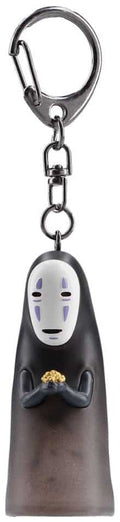 Spirited Away 3D Keychain No Face with gold dust