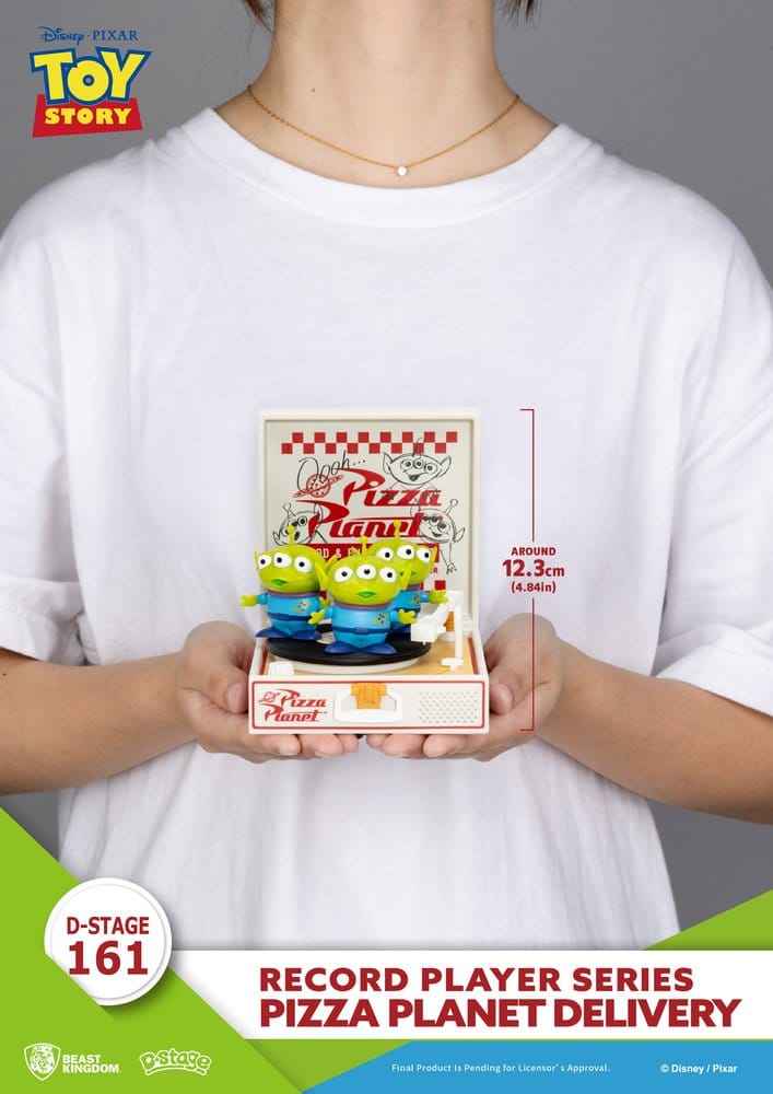 Toy Story Record Player Series PVC figure Pizza Planet Delivery 12 cm